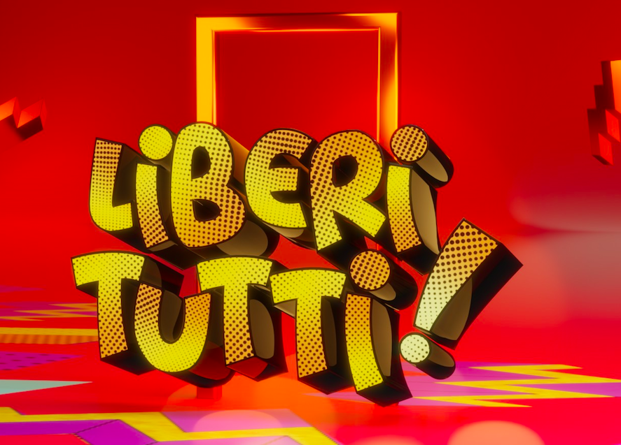 Rai 2 premiered a new original format Liberi Tutti 
